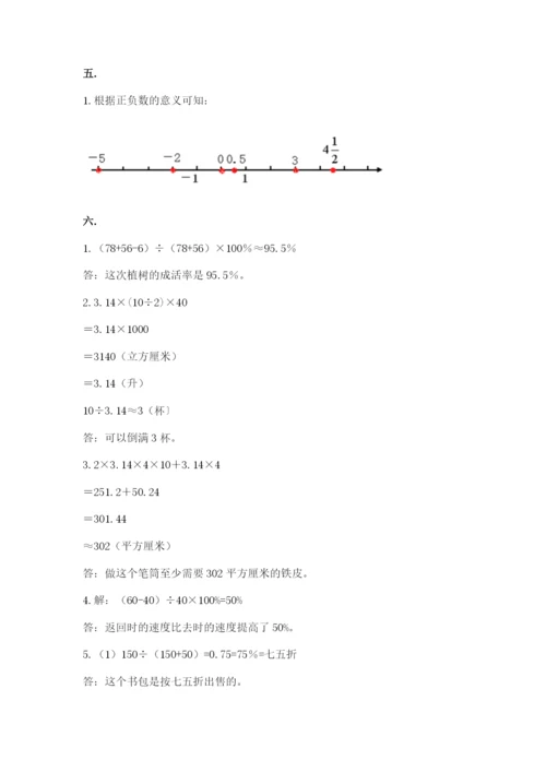 小学毕业班数学检测题含答案.docx