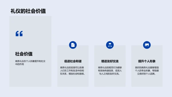 商务礼仪促团队凝聚PPT模板