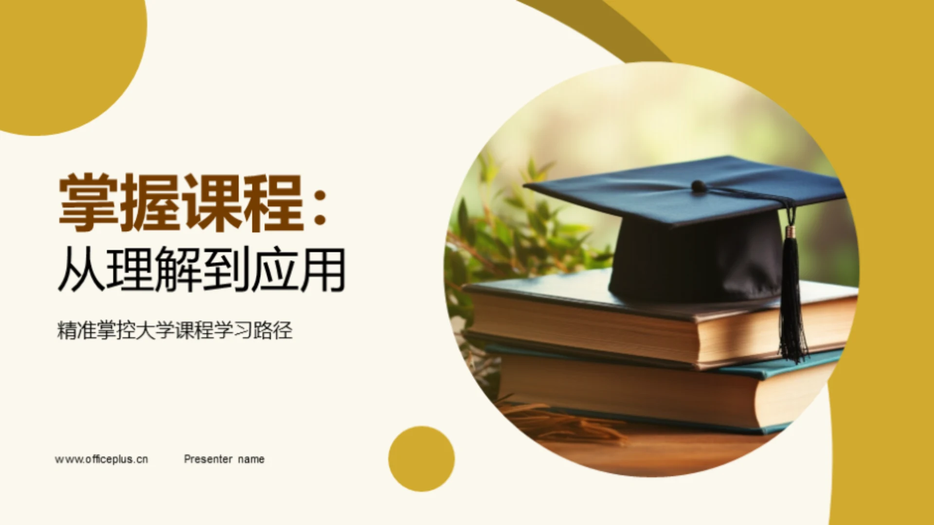 掌握课程：从理解到应用