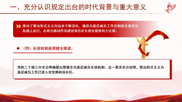 学习贯彻整治形式主义为基层减负若干规定学习PPT