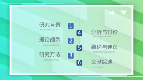 清新绿毕业论文答辩通用PPT模板