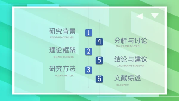 清新绿毕业论文答辩通用PPT模板