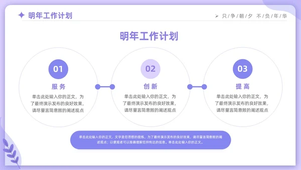 紫色时尚商务人力资源年终工作总结工作计划PPT