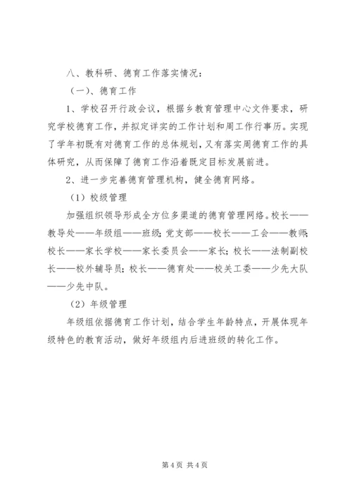 小学开学工作自查报告.docx