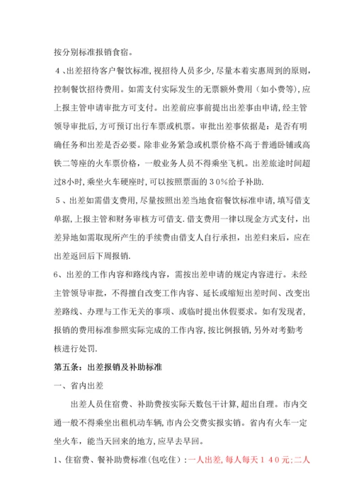 南昌学云科技有限公司出差管理规定.docx