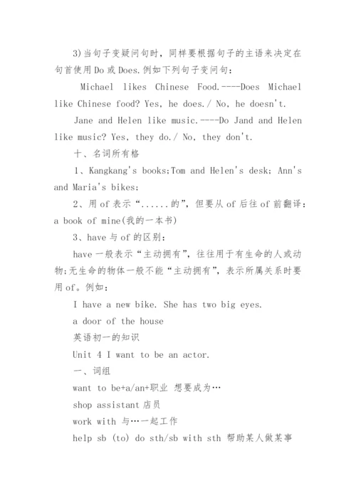 初一英语人教版知识点.docx