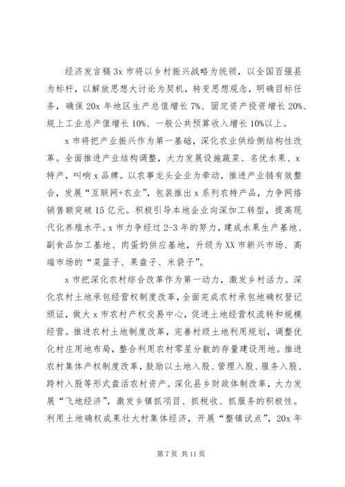 关于经济发言稿.docx