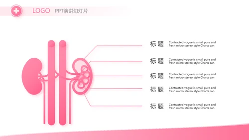 粉色丝带妇科工作总结汇报动态PPT
