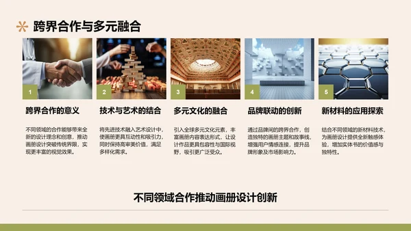 绿色摄影风通用行业画册图集PPT模板