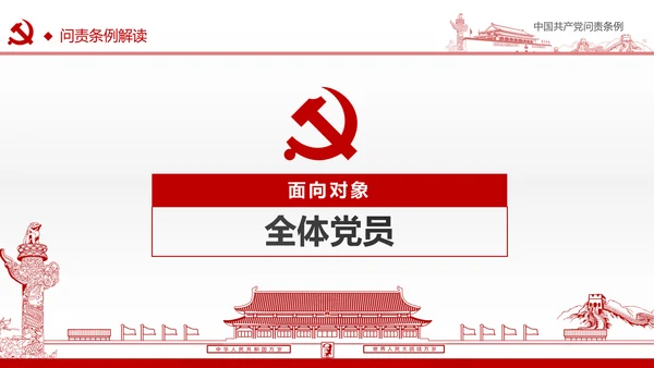 贯彻落实问责条例推进全面从严治党PPT