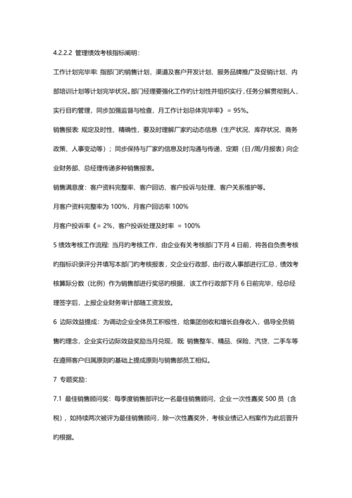 广汽传祺销售部绩效考核方案.docx