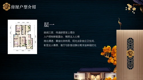 荣耀开盘商务房地产通用PPT模板