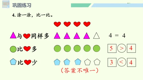 （2024年新版）人教版数学一年级上册1.1.5  练一练课件(共21张PPT)