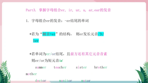 Unit 2 We're Family!单元知识复习课件【2024年人教版七年级英语上册】