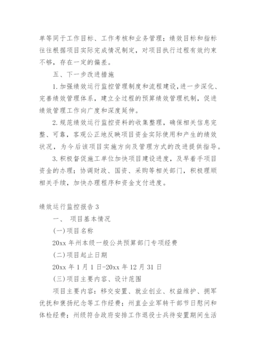 绩效运行监控报告.docx