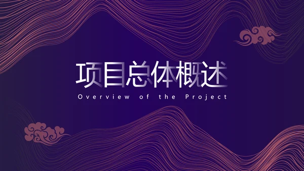 紫色时尚简约商业计划书通用PPT模板