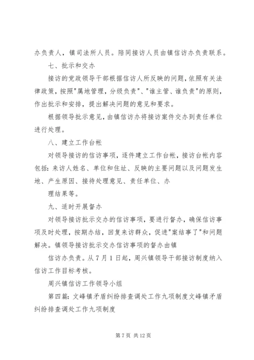 文峰镇领导干部周安排月计划季部署工作制度.docx