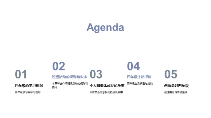 四年级我们的故事