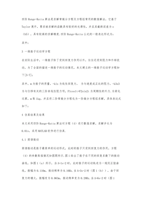 一维振子运动的数值求解研究.docx