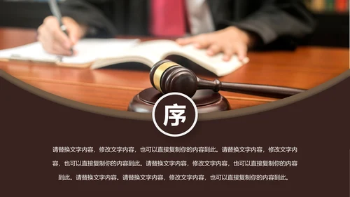 法庭宪法刑法公正公平法律讲堂总结PPT模板