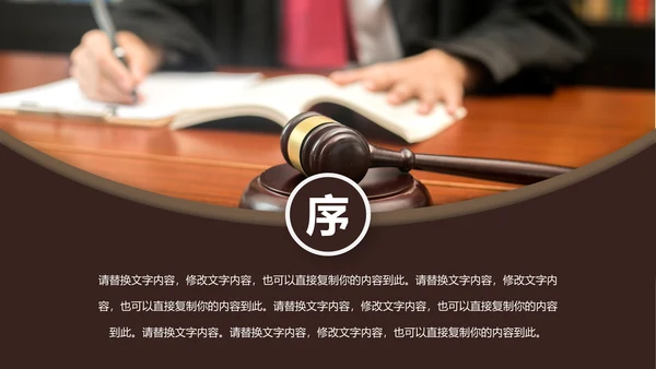 法庭宪法刑法公正公平法律讲堂总结PPT模板