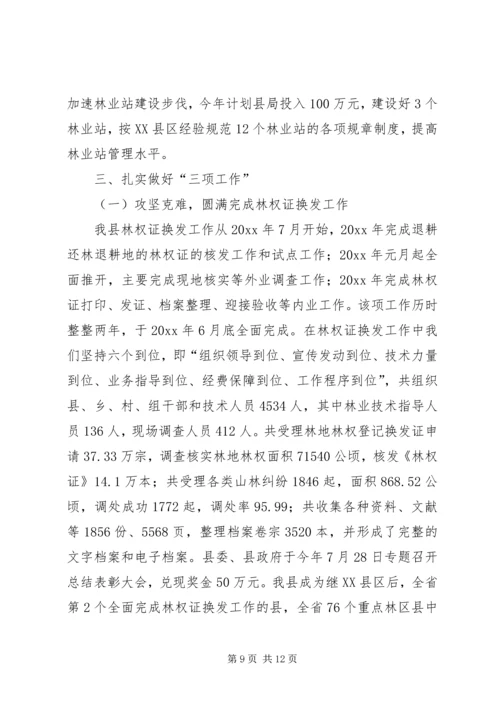 县林业工作汇报 (6).docx