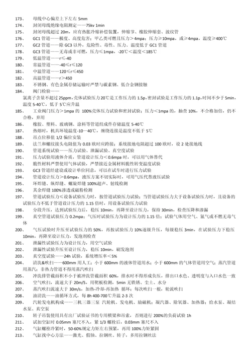 二级建造师机电实务重点记忆点.docx