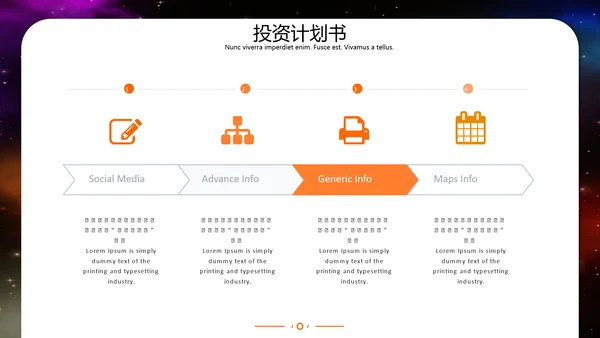 简约商务风创业投资计划书通用PPT模板