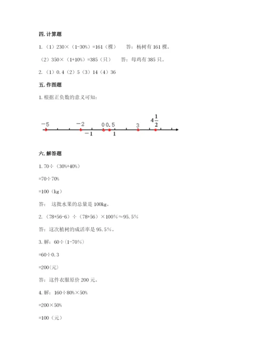 根河市六年级下册数学期末测试卷及完整答案一套.docx