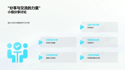 养成良好习惯PPT模板