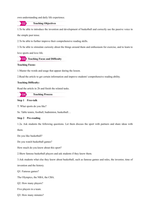 【2024秋人教九（全）英语精彩课堂（备课素材+精品教案）】Unit6 section B