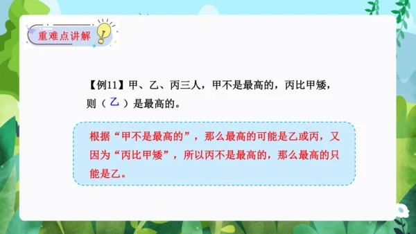 第九单元：数学广角——推理单元复习课件(共25张PPT)人教版二年级数学下册