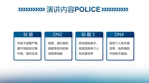 信念坚定对党忠诚公安警察动态PPT