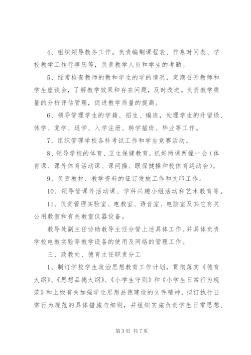 学校行政领导机构及职责分工 (3).docx