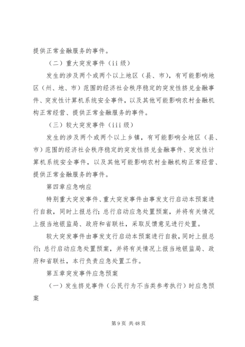 金融行业重大突发事件应急预案范文大全.docx