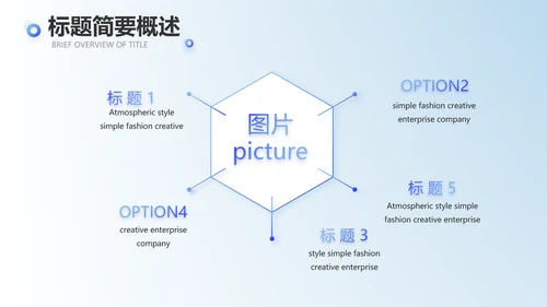 蓝色创意终工作总结PPT