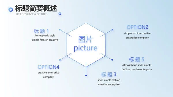 蓝色创意终工作总结PPT