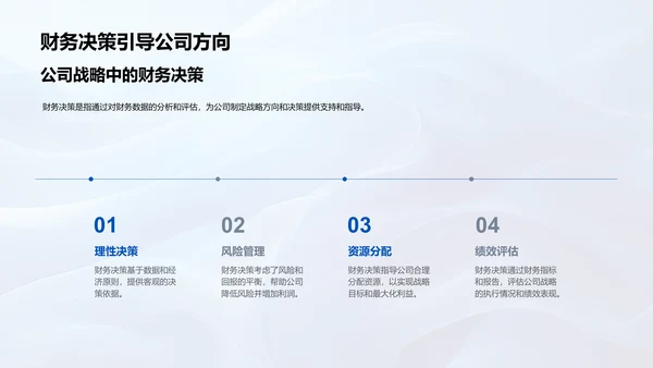 决策中的财务分析PPT模板