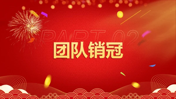 销售捷报企业年会通用PPT模板