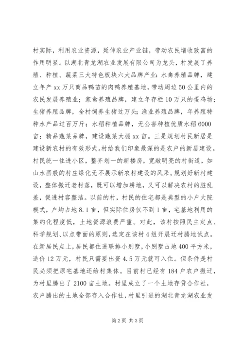 学校参观新农村建设调研报告.docx