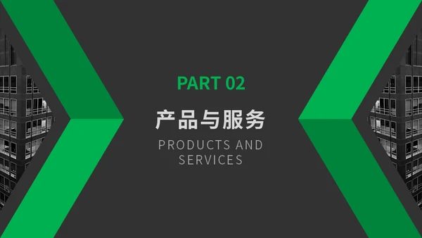 绿色欧美风招商引资企业介绍通用PPT模板