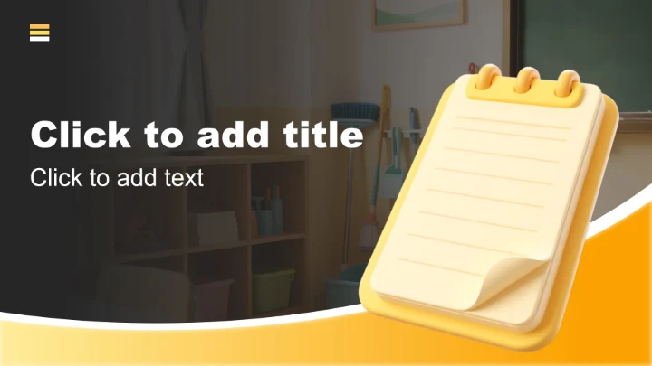 黄色3D风大学班委竞选述职报告PPT主题模板