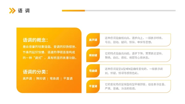 橙黄渐变节日商务风第26届全国推广普通话普通话培训PPT模板