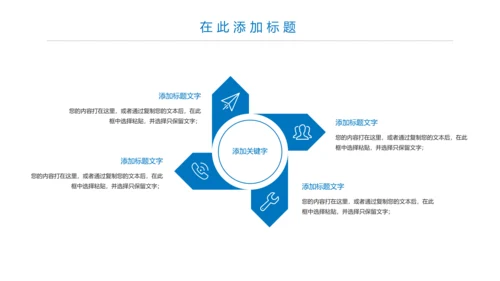 蓝色大气医疗报告医学研究工作总结PPT模板