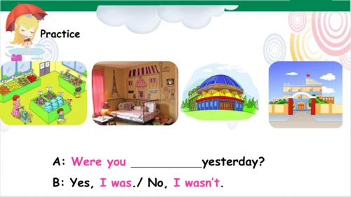 Module 6 Unit 1 Were you at home yesterday 课件(共35张