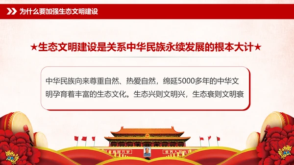 学习全国生态环境保护大会重要讲话PPT
