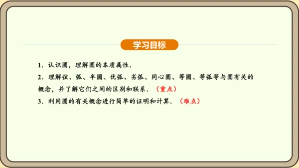 人教版数学九年级上册 24.1.1 圆 课件（共29张PPT）