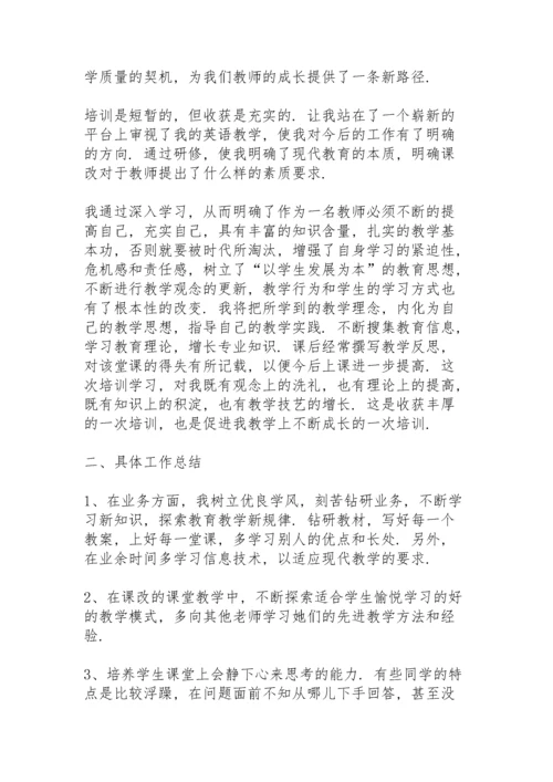 体育教师个人研修总结5篇.docx