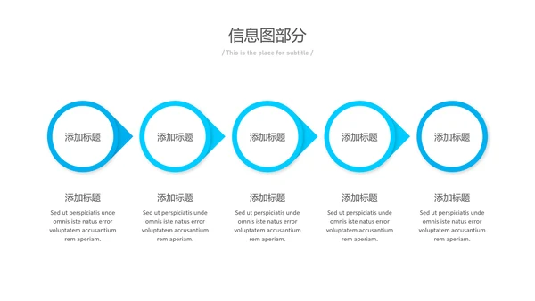 简洁蓝色风格公司简介商务汇报PPT模板