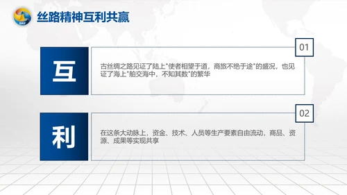 全球一带一路国际合作高峰论坛PPT模板